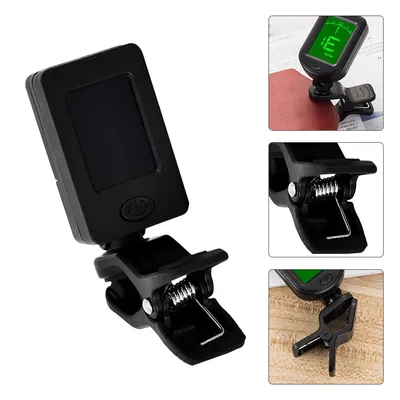 Gitarren tuner digitaler Clip-On-Ton-Tuner für Bass-Ukulele-Violine Universal-Tuning-Modus-12 Rhythmus für Gitarre Yukriri Violine Gitarre