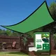 Riparo per il sole all'aperto Balcone Parasole Piscina Ombra Tenda a vela Tenda da campeggio Panno grande per baldacchino Giardino Patio Protezione delle piante