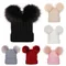 Cappelli invernali per bambini per ragazze Ragazzi Bambini Cappello con pompon Berretto per bambini Accessori per cofano infantile Berretto per bambini 0-3 anni