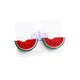 St074 Wassermelone Ohr stecker UV-Druck grün Glitter niedlichen Obst Ohrringe Acryl Ohrringe