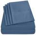 6 Pcs 1500 TC Microfiber Bed Sheet Set in Cal King Size