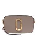 The Snapshot Cement Multi Leather Camera Bag - Brown - Marc Jacobs Shoulder Bags