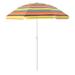 6.5Ft Patio Beach Sunshade Umbrella Portable Tilt Outdoor