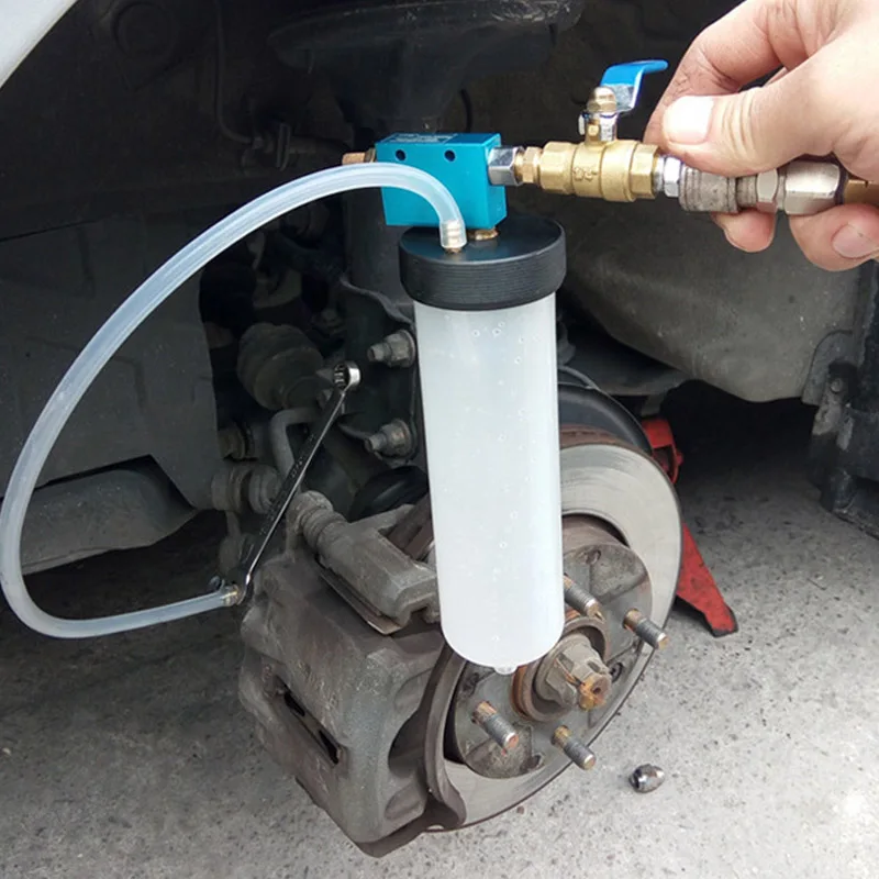 Strumento per il cambio dell'olio del liquido dei freni dell'auto Frizione idraulica Pompa dell'olio Spurgo dell'olio Kit drenato per scambio vuoto per auto moto