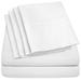 6 Pcs 1500 TC Microfiber Bed Sheet Set in Cal King Size