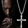 Nuova collana veloce e furiosa 10 Dominic Toretto strass collana con ciondolo croce accessori per la