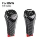 Misura Per BMW 1 3 5 6 Serie E46 E53 E60 E61 E63 E81 E82 E83 E84 E87 E90 E91 E92 Auto 5 6 Velocità In Pelle Gear Stick Pomello Del Cambio