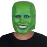 'Mask' Funny Green Latex Mask Jim Carrey Movie Cosplay copricapo Halloween Superhero Fancy Dress