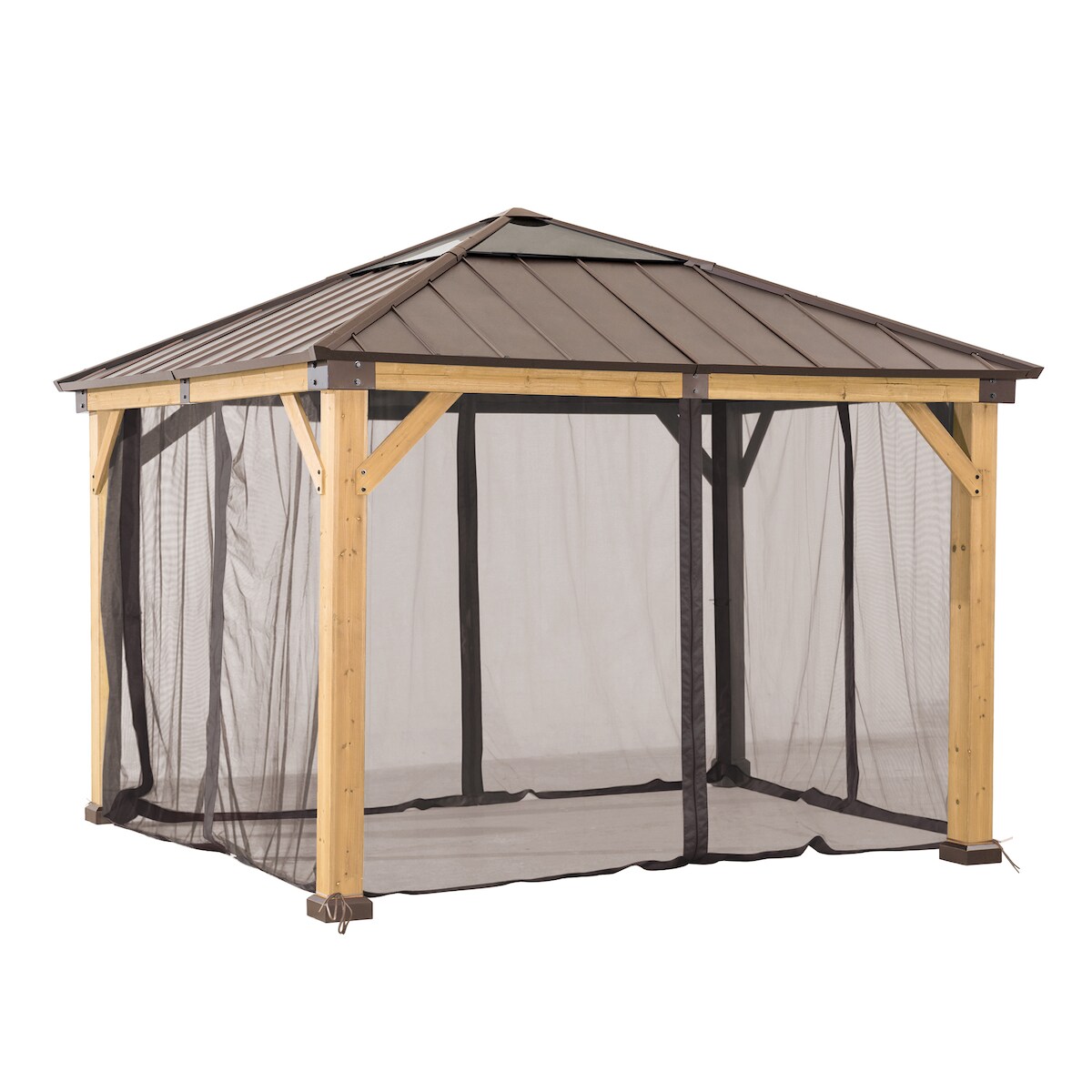 Sunjoy Netz für Zedernholz Gazebo 273cm x 273cm Image