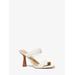 Michael Kors Clara Braided Sandal White 8