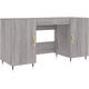 Berkfield Home - Mayfair Desk Grey Sonoma 140x50x75 cm Engineered Wood