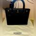 Burberry Bags | Burberry Medium Leather Title Bag | Color: Black | Size: Os