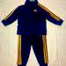 Adidas Matching Sets | Boys Navy Blue Adidas Track Suit | Color: Blue/Yellow | Size: 9mb