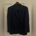 Burberry Suits & Blazers | Burberry Wool Suit Plaid Jacket | Color: Blue | Size: 46r