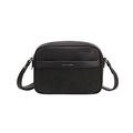 David Jones Women's small shoulder bag PU leather handbag women's shoulder bag shoulder bag shoulder bag travel fashion elegant trendy chic, Black, Petit sac bandoulière