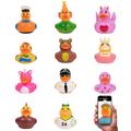 Happy Duckers Jeep Ducks- 12 pc Rubber Ducks for Jeep Ducking - Assorted 2" Rubber Ducks Plus Official Duck Duck Jeep Mobile App