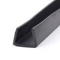 SHHMA U Shape Rubber Channel Edge Trim Rubber Seal Suitable for Protecting the Edge of the Table, Black,20mm x 15mm,Length:10m