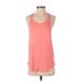 Nike Active Tank Top: Pink Solid Activewear - Women's Size Small