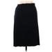 Ann Taylor Casual Midi Skirt Long: Black Print Bottoms - Women's Size 6