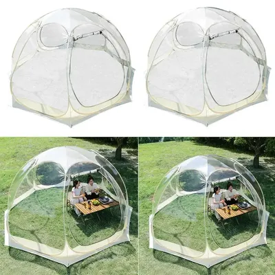 Tente de camping breton transparente pour l'extérieur maison à bulles étoilées pliante étanche
