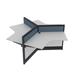 Skutchi Designs, Inc. Emerald Cubicle Collection Corner 3 Person Cubicle in Gray | 39 H x 76.5 W x 87.5 D in | Wayfair EMC-120-05-3x3x39-XD01