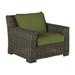 Summer Classics Rustic Woven Lounge Chair Wicker/Rattan in Gray | Outdoor Furniture | Wayfair 374731+C050H4302W4302