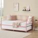 Winston Porter Neevin Daybed Metal in Pink | 37.2 H x 41.6 W x 78.8 D in | Wayfair D4B9ECB1367B416F8F3CDBBE51DF4225