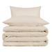 Alwyn Home Light Gray King Cotton Blend 1000 Thread Count Washable Duvet Cover Set Polyester in White | King Duvet Cover | Wayfair