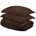 Latitude Run® Gray Queen Cotton Blend 400 Thread Count Washable Duvet Cover Set Polyester in Brown | 13.25 H x 10.25 W x 3.13 D in | Wayfair