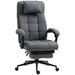 Inbox Zero Mackenzee Executive Chair in Gray | 45.75 H x 26 W x 27.5 D in | Wayfair 529EAF5E834F44F69BF068E51955BCCD