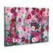 Red Barrel Studio® Tove Hoglund Img 6875Ps 3 Piece Panel Set Art Metal in Green/Pink/White | 24 H x 32 W x 2 D in | Wayfair