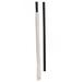 D&W Fine Pack DSGW8-24-300E 8 1/2" Wrapped Giant Straws - Polypropylene, Black