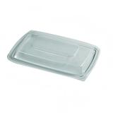 D&W Fine Pack PL284-1014H3 Lid for Cruiser Bowls - 10 3/10" x 7, Polypropylene, Clear