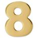 PinMart s Gold Number Eight 8 Lapel Pin Anniversary Birthday Number Jewelry