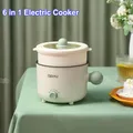 Fornello elettrico multifunzione da 1,8 litri fornello di riso a doppio strato da 600w fornello di riso antiaderente per uso domestico Smart Hot Pot Wok