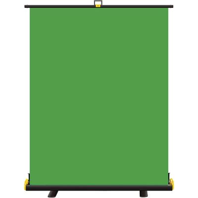 Kodak 7' Green Screen, Portable Collapsible Green Screen Backdrop with Stand for Video & Photo Shoots - Black