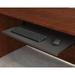 Sauder Affirm Engineered Wood Computer Desk Keyboard Shelf in Black