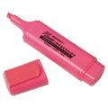 AbilityOne 7520013519146 SKILCRAFT Flat Fluorescent Highlighter Fluorescent Pink Ink Chisel Tip Pink Barrel Dozen