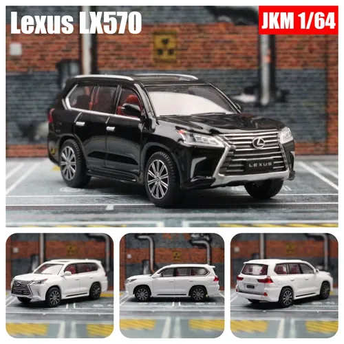 1:64 Lexus lx570 Miniatur modell jkm 1/64 Premium Geländewagen Spielzeug auto Fahrzeug freie Räder