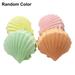 Farfi Shell Shape Squirrel Hamster Calcium Teeth Mouth Grinding Stone Parrot Cage Toy Random Color