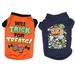 2 Pack Dog Halloween Shirt Soft Cotton Dog Shirt Halloween Cosplay Pet Apparel Funny Pet Costumes for Dogs Puppy Supplies
