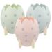 Plastic Organiser Tray Desktop Pen Holder Dinosaur Egg Bucket Holders for Pencil Case Organizer Cute Eggs Student 3 Pcs