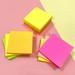 Namzi 10 Pads Sticky Notes 3x3 Inches Colored Self-Stick Pads Strong Adhesive Easy to Post for Home School Office Supplies Desk Accessories 100 Sheets/Pad Fluorescent Yellow