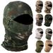 harmtty Unisex Camo Print Outdoor Cycling Balaclava Neck Gaiter Cap Full Face Cover