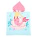 Frcolor Towel Beach Towels Hooded Kids Bath Swim Baby Pool Mermaid Cotton Microfiber Cover Shower Decorative Cartoon Camping