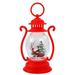Christmas Lantern Santa Snowmen Vintage Battery Operated Portable Home Decoration Flameless Electronic Candle Lamp Night Light Party Supplies Gift
