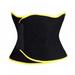 Waist Trimmer Belt Weight Loss Sweat Band Wrap Fat Tummy Stomach Sauna Sweat Belt Sport Safe Accessories Black Pink Yellow