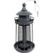 Twinkle Star Wild Bird Feeder Hanging for Garden Yard Outside Decoration Panorama Gazebo Birdfeeder Lighthouse Shaped Grey