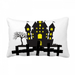 Halloween Brightly Lit Castle Throw Pillow Lumbar Insert Cushion Cover Home Decoration