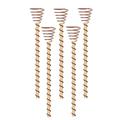 5PCS Electroculture Plant Stakes Long Copper Plant Garden Stakes Electroculture Copper Coil Antennas for Growing Garden